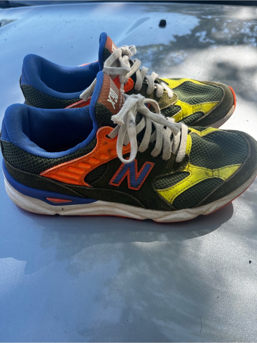 New Balance Multicolor Sneakers - Blue, Orange, Yellow